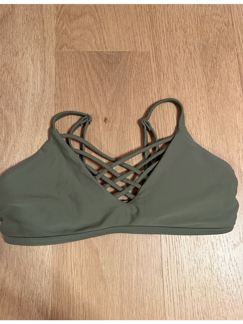 Hollister Olive Green Strappy Bralette